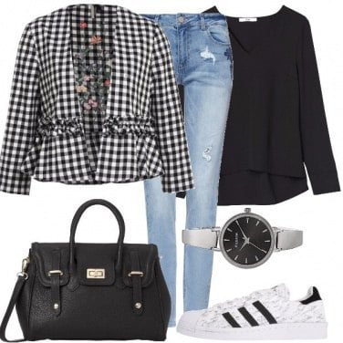 Outfit Scacchi per tutti i giorni