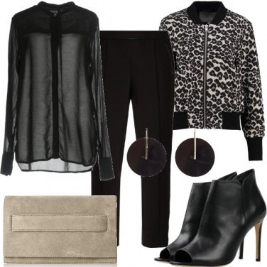 Outfit Bomber e tacchi