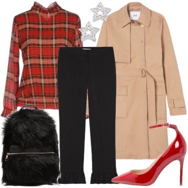 Outfit La blusa tartan