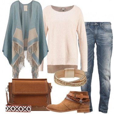 Outfit La mantella celeste