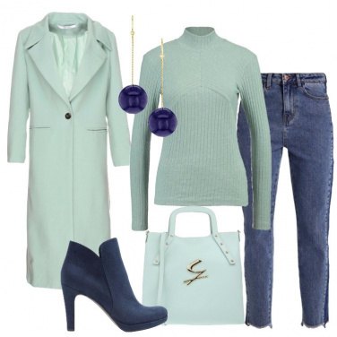 Outfit Jeans e menta