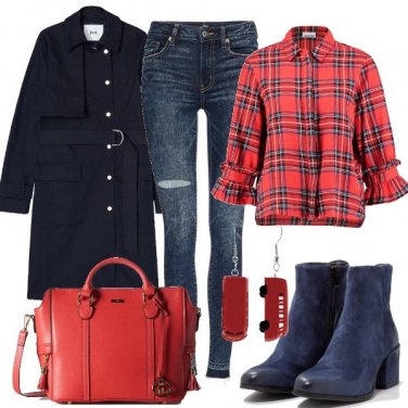 Outfit Trench e camicia