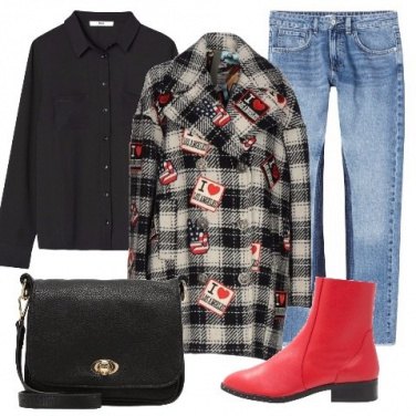 Outfit Cappotto tartan