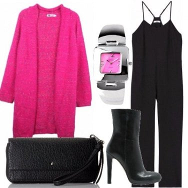 Outfit Cardigan di sera