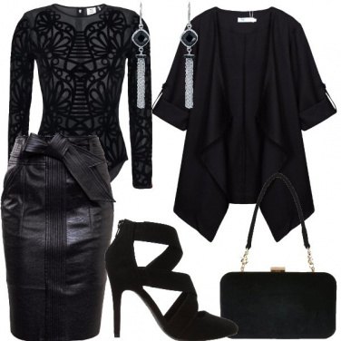 Outfit Velluto nero