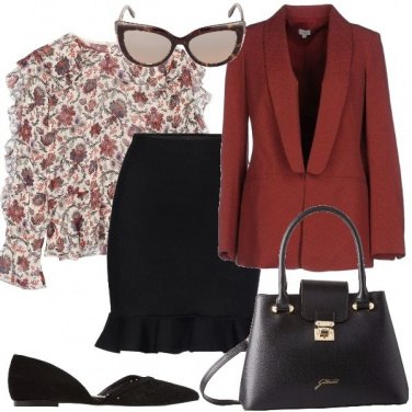 Outfit La giacca color ruggine