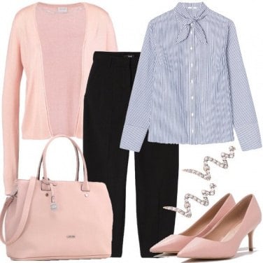 Outfit Bon ton in rosa