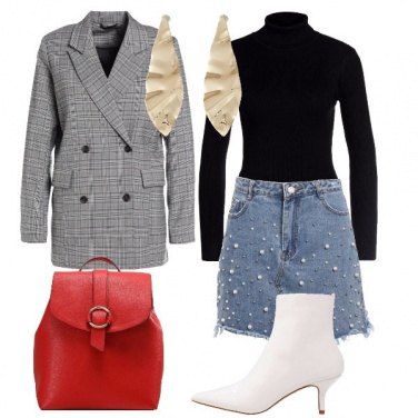 Outfit Lo stivaletto bianco