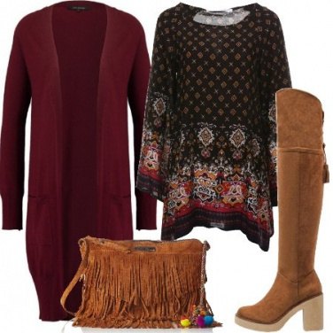 Outfit Gli stivali sopra il ginocchio