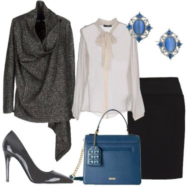 Outfit Il cappotto grigio corto