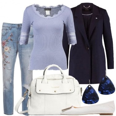 Outfit Protagonista il blu