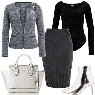 Outfit Stivaletto silver
