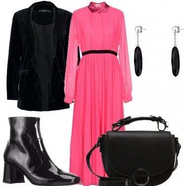 Outfit Una pennellata rosa