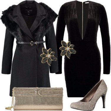 Outfit Il sexy tubino di velluto