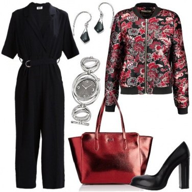 Outfit Jumpsuit e bomber