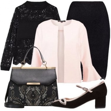 Outfit Tra pizzo e stampe