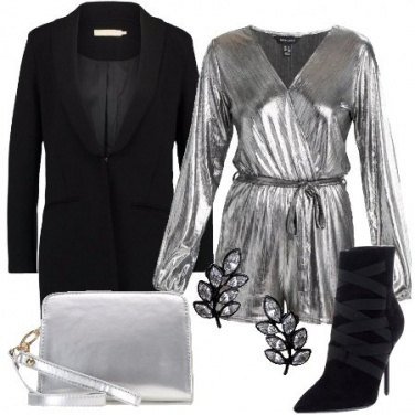 Outfit La tuta silver