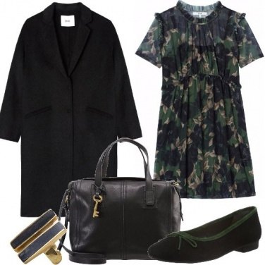 Outfit Mini abito a fantasia