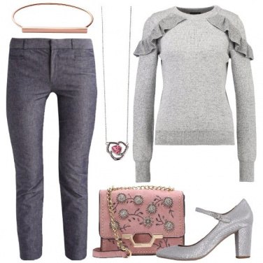 Outfit Ruches e fiori