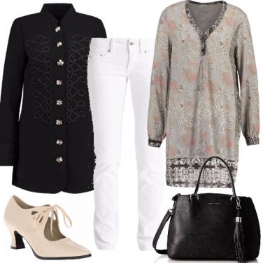 Outfit Jeans e tunica