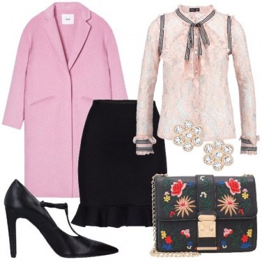 Outfit La camicia in pizzo