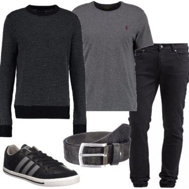 Outfit Jeans vestibilità slim