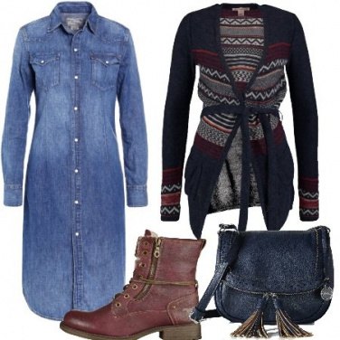 Outfit Abito denim