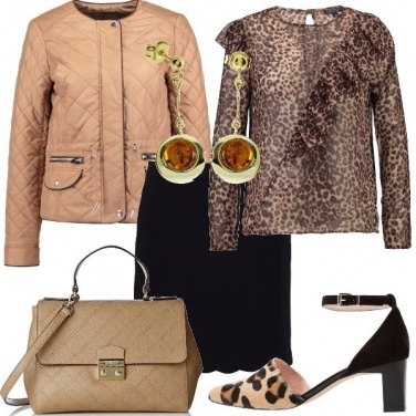 Outfit Una blusa animalier
