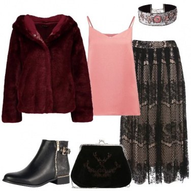 Outfit La gonna al polpaccio