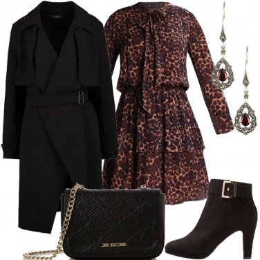 Outfit Fantasia animalier sull\'abito