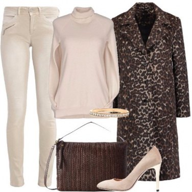Outfit Il cappotto animalier