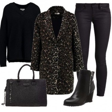 Outfit Un tocco animalier