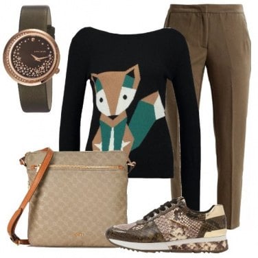 Outfit La sneakers animalier