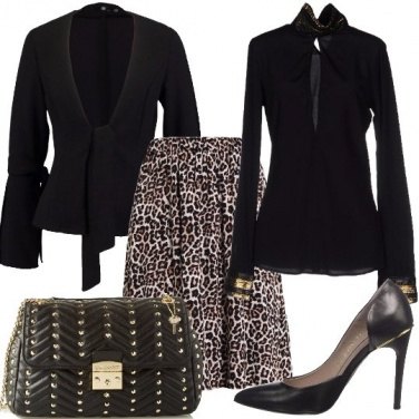 Outfit Leopardato chic