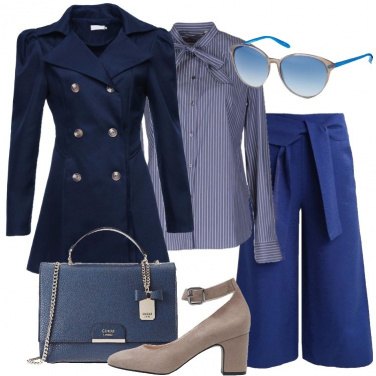 Outfit Il cappotto blu