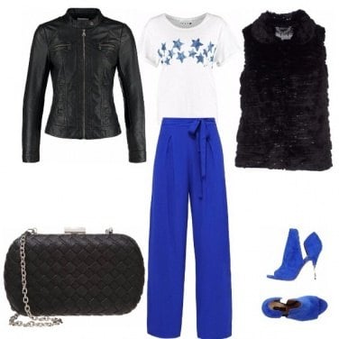 Outfit Mix in blu china