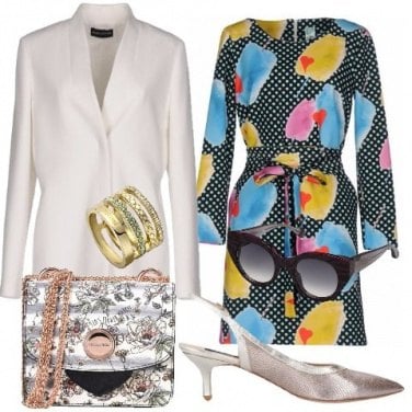 Outfit Borsa a fantasia floreale