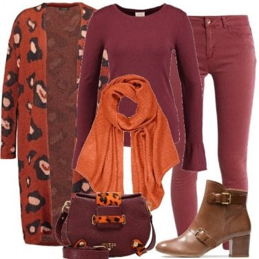 Outfit Animalier colorato