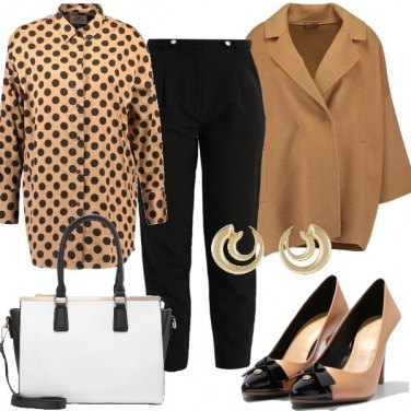 Outfit Camicia a pois