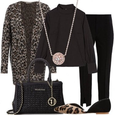 Outfit Un cardigan lungo