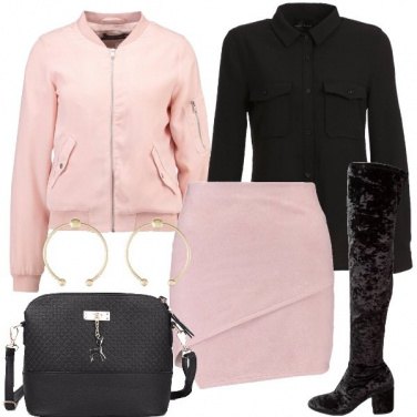 Outfit Gli stivali sopra il ginocchio