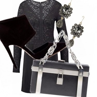 Outfit San valentino con lucchetto...