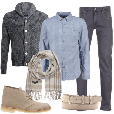 Outfit La sciarpa scozzese