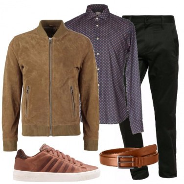 Outfit Una camicia a microfantasia