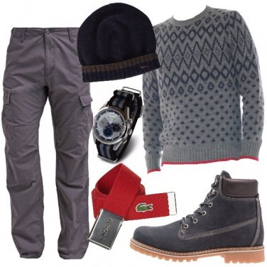 Outfit Cintura rossa