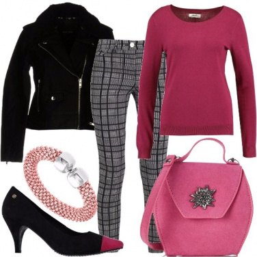 Outfit Dettagli in rosa