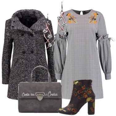 Outfit Il vestito grigio