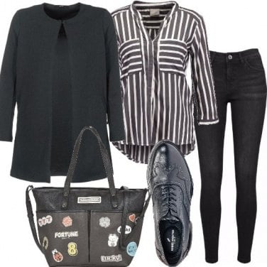 Outfit Blazer e camicia
