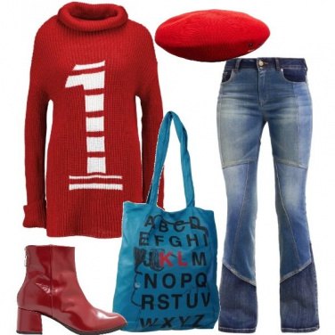 Outfit Alfabeto sulla shopper