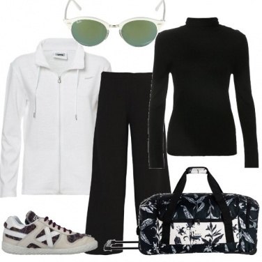 Outfit Fine settimana in bianco e nero